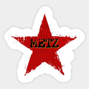 best vintage star METZ Sticker